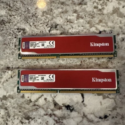 2x4GB Kingston HyperX Red KHX1600C9D3/4GX DDR3-1600MHz 9905402-596.A00LF - Image 1 of 2