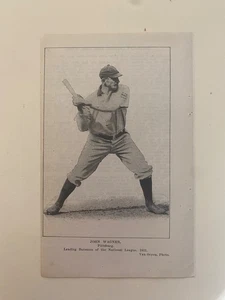 Honus Wagner 1911 Pittsburgh Pirates Spalding Guide Card - Bild 1 von 1