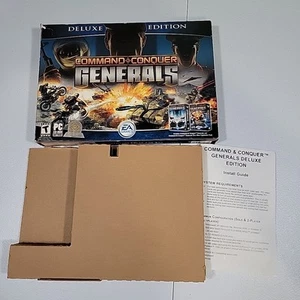 Command & Conquer Generals Deluxe Edition PC BOX & INSERT ONLY - Picture 1 of 7