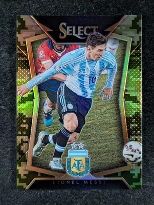 2015-16 Panini Select LIONEL MESSI 213/249 Camo Prizm SP 1st Year Select #65 - Image 1 of 3