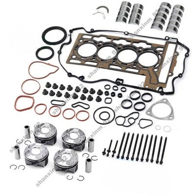 Engine Oversized 0.5 Overhaul Pistons kit For BMW 120i MINI Cooper S N13 N18 1.6 - Image 1 of 4