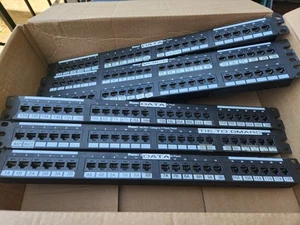 4 24 Port And 1 48 Port Cat 6 Panduit Patch Panels - Photo 1/1