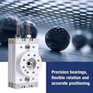 Professional 180 Degrees Pneumatic Cylinder MSQB-20R With Buffer - Photo 1/10