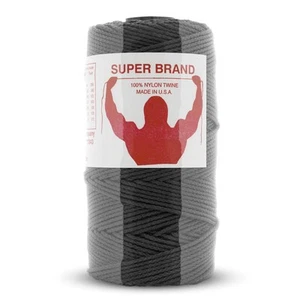 Tarred (Black) Nylon Twine, Braided. Size #36, 1 lb 1-pack - Picture 1 of 1