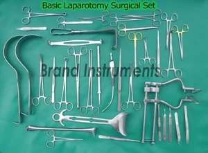108 Stck. Basic Laparotomie Instrumente Set Edelstahl Chirurgisch Medizinisch Deutsche Qualität - Bild 1 von 1