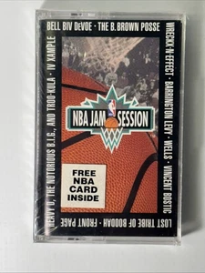 "NBA Jam Session" Cassette Tape, (1994), feat: Notorious BIG, Heavy D Etc SEALED - Picture 1 of 4