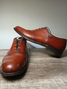 Alden 992 Saddle Leather Oxford Shoes Size 11 Made In England - Picture 1 of 8