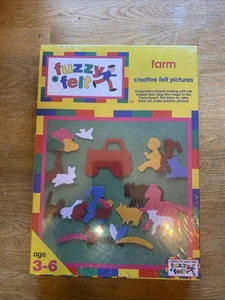 Vintage Fuzzy Felt Farm New And Sealed Amazing  - Picture 1 of 7