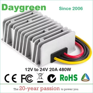 Convertitore DC DC survultore 12V IN 24V OUT 20A - Foto 1 di 1