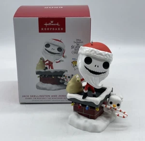 Hallmark Keepsake Decorazione Natalizia Jack Skellington E Zero Funko Pop 2023 - Foto 1 di 12