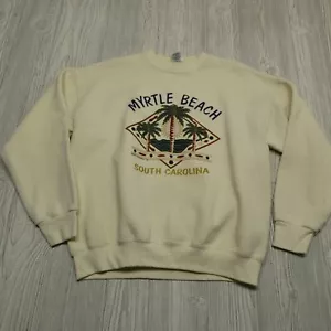 VINTAGE Fruit of the Loom Myrtle Beach Crew Neck Sweatshirt Herren Gr. L USA - Bild 1 von 7