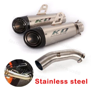 Exhaust System Escape Muffler Mid Pipe Modified For Duke 125 250 390 RC390 17-20 - Bild 1 von 14