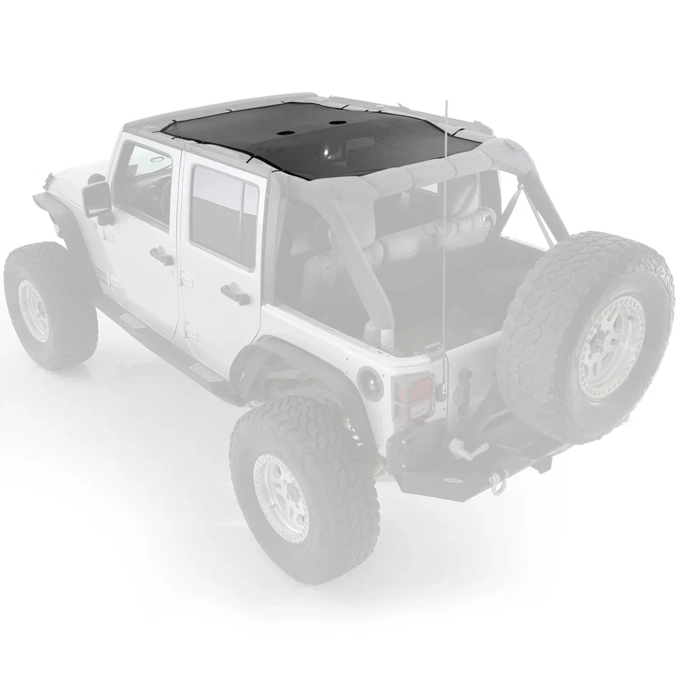 Smittybilt Cloak Extended Mesh Sun Top for 2007-18 Wrangler JK  4 Door Foto 1 de 3