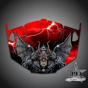 POLARIS RZR 1000 RZR 900S / TRAIL 2014-2015 HOOD GRAPHICS WRAP GUARDIAN RED - Picture 1 of 1