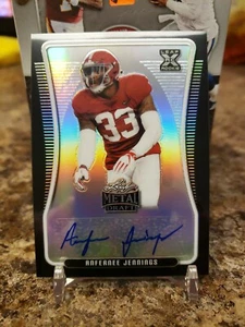 🔥ANFERNEE JENNINGS LEAF METAL DRAFT ROOKIE AUTO /15 RARE ALABAMA PATRIOTS🔥 - Picture 1 of 2