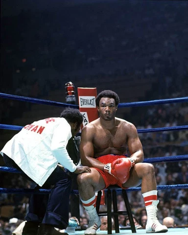 1976 Champion Boxer GEORGE FOREMAN 'Big George' Glossy 8x10 Photo Print Poster Cover