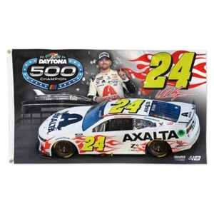 William Byron #24 Car Dayton Champion Racing 3x5 FT Flag Wall Decore Banner - Picture 1 of 1