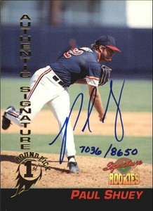 1994 Signature Rookies Signatures #42 Paul Shuey