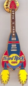 Hard Rock Cafe STOCKHOLM Millennium 2000 Rocket GUITAR PIN LE 500 - HRC #9262 - Picture 1 of 1