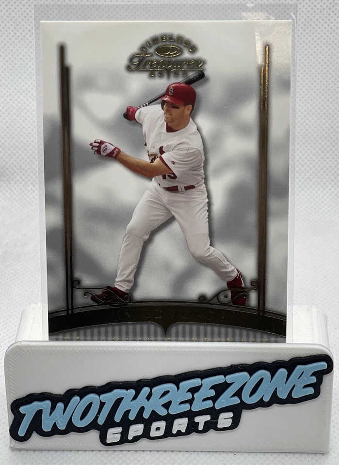 2003 Donruss Timeless Treasures Jim Edmonds #40/#'d 515/900 - Image 1 of 4