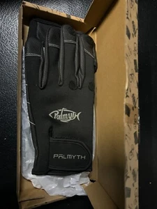 Palmyth Neoprene Fishing Gloves for Men and Women 3 Cut Fingers Size L Black - Picture 1 of 1