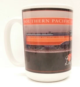 RARA taza de café tren ligero Southern Pacific 4449 recuerdo Portland Oregon - Imagen 1 de 5