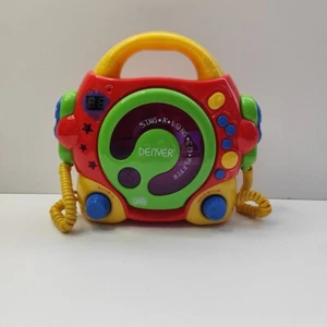 Tragbarer Kinder CD Player mit Mikrofon Denver TCK-50 MULTI - Bild 1 von 3