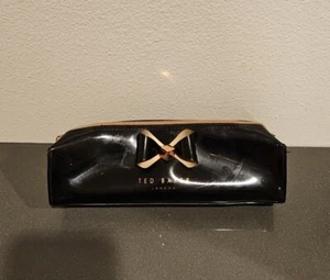 Ted Baker Black Glossy Make Up Brush Pouch - Picture 1 of 7