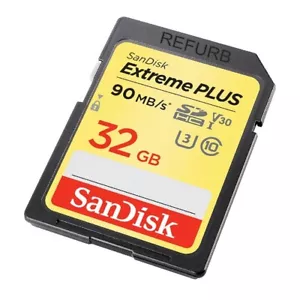 SanDisk Extreme PLUS 32GB SD USH-I Memory Card - 32 GB - Picture 1 of 10