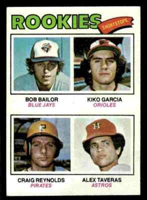 1977 Topps Rookie Shortstops (Bailor / Garcia / Reynolds / Taveras) #474 - Image 1 of 2