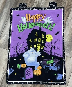 Vintage 90’s Halloween spooky Garden, Flag, Banner, Cotton washable 22" x 31" - Picture 1 of 3