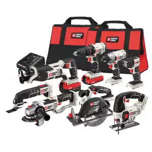 Kit combinado inalámbrico Porter-Cable PCCK619L8 20 voltios 8 herramientas MAX de iones de litio - Imagen 1 de 2
