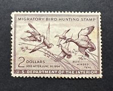 WTDstamps - #RW20 1953 - US Federal Duck Stamp - glazed gum