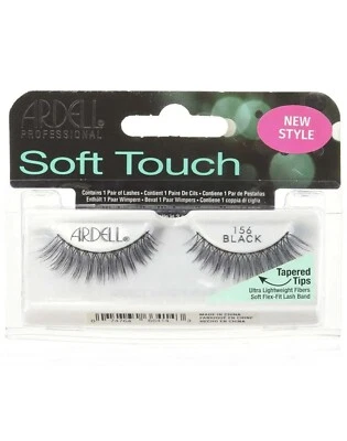 Pestañas postizas Ardell Soft Touch 156 negras ~ LOTE DE 2 ~ Foto 1 de 2