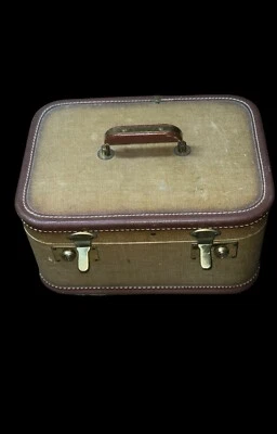 maleta tweed vibtage Foto 1 de 4