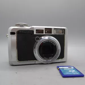 Pentax Digital Camera Optio 750Z 7.0MP Silver Flip Screen Tested - Picture 1 of 10