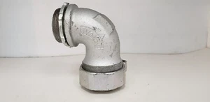 APPLETON ST-90150L 90° ELBOW CONDUIT, MALLEABLE IRON, SIZE 1-1/2", NNB - Picture 1 of 7