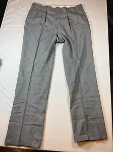 Vintage J. Press Houndstooth Black White Dress Pants Mens 36x32 Cuffed Japanese - Picture 1 of 24