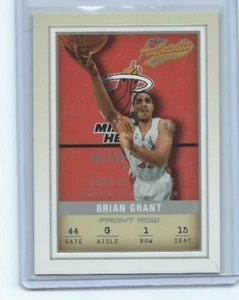 Brian Grant # 39 / 100 Heat Fleer Authentix LIMITED CARD - Picture 1 of 2