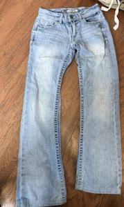 BKE Buckle Carter Straight 26R (26 X 29) Men's Denim Jeans Thick Stitch Medium $ - Picture 1 of 7