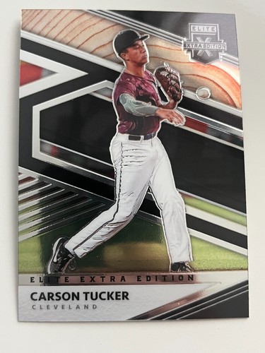 CARSON TUCKER 2020 Panini Elite Extra Edition Baseball Optichrome PRIZM ...