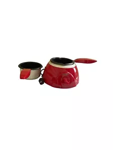 Cook's Essentials - Red Chocolate Treat Maker Fondue Pot With Molds - Picture 1 of 16