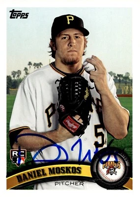 Daniel Moskos - Signed 2011 Topps Update Baseball Rookie Card #US180 - Image 1 of 2