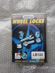 GRAYSTON • Wheel Locks • 12mm X 1.25 • Bolt 25 • LB122 - Picture 1 of 2