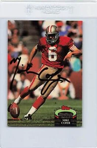 1992 Stadium Club #503 Mike Cofer 49ers Signed Auto *K7132 - Picture 1 of 2