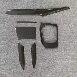 Tapicería interior de tablero central de carbono para BMW Serie 3 G20 LCI 320i M2 G87 2023+ - Imagen 1 de 12