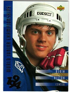 1993-94 Upper Deck #567 Kevin Hilton USA Rookie - Image 1 of 2
