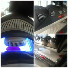 LETTINO SOLARE SOLARIUM T 160 SPORTARREDO ABBRONZATURA TAN