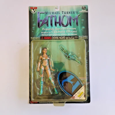 Michael Turner's Fathom Aspen Matthews Armadura Marina Metálica Juguete Exclusivo Foto 1 de 4