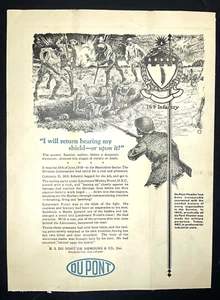 1925 Du Pont 26th Infantry Company D US Army World War I Vintage Print Ad - Picture 1 of 2